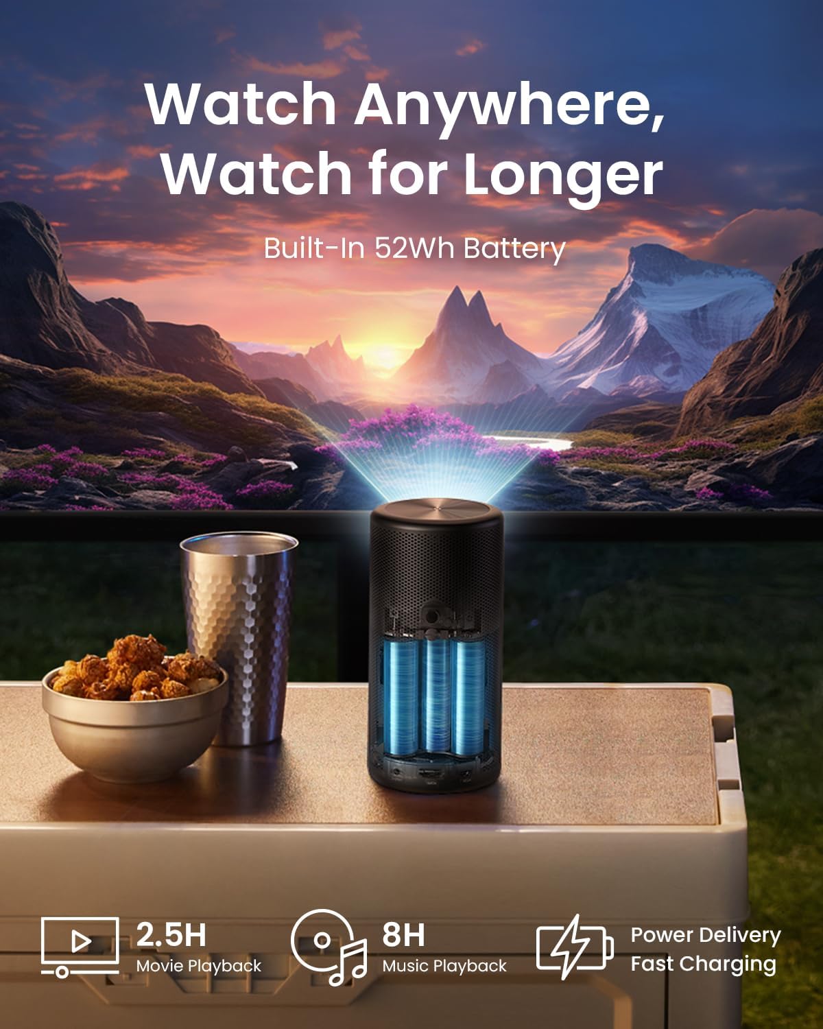 Capsule 3 Laser | Laser-Powered Mini Projector