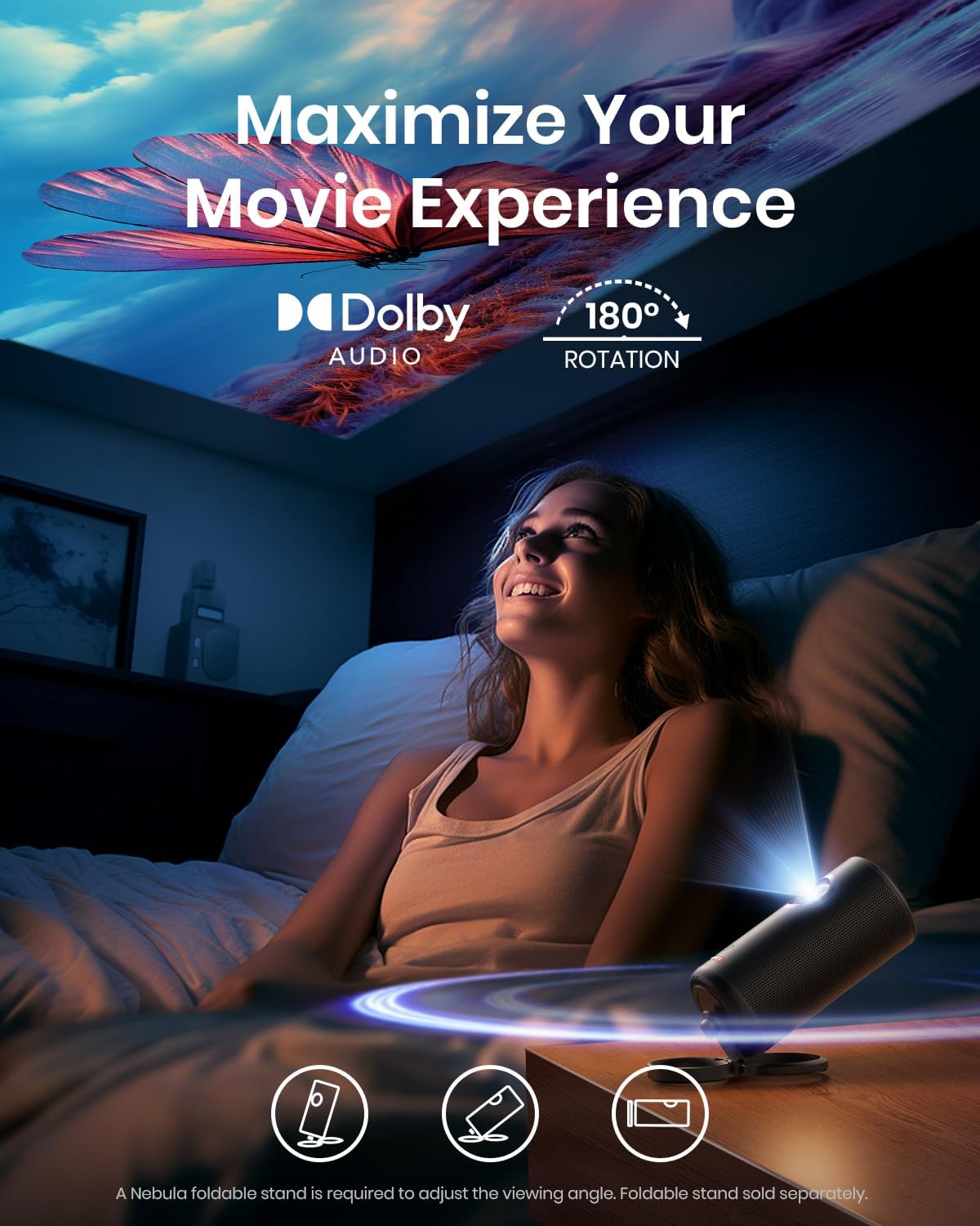 Capsule 3 Laser | Laser-Powered Mini Projector