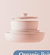 Redchef Pans and Pots Set Nonstick, Ceramic Cookware Set with Detachable Handles, Healthy,Non Toxic, Kitchen Cookware Sets16Pcs, Induction RV Kitchen Set, PFAS PFOA & PTFE Free, Beige White