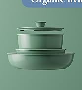 Redchef Pans and Pots Set Nonstick, Ceramic Cookware Set with Detachable Handles, Healthy,Non Toxic, Kitchen Cookware Sets16Pcs, Induction RV Kitchen Set, PFAS PFOA & PTFE Free, Beige White